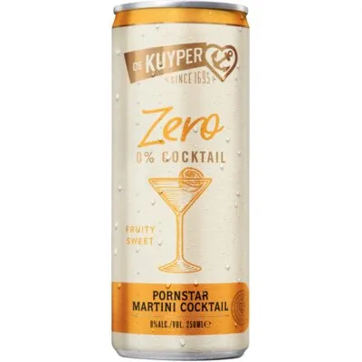 De Kuyper Pornstar martini cocktail 0.0%