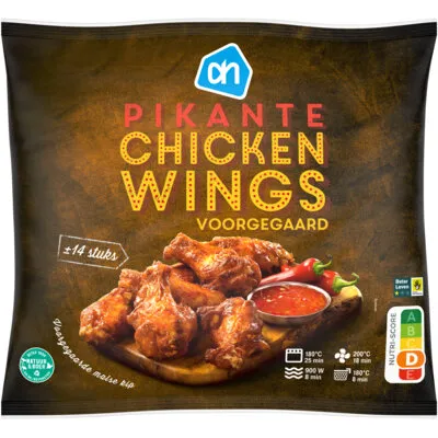AH Pikante chickenwings voorgegaard