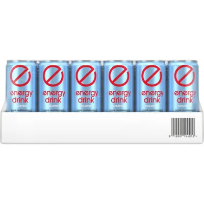 E Energy drink sugarfree tray