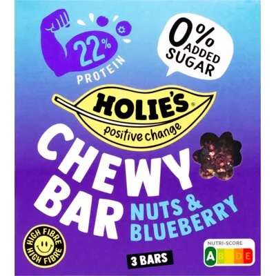 Holie's Chewy bar nuts & blueberry