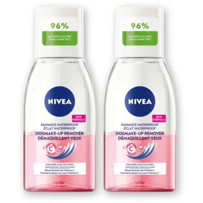 NIVEA Oogmakeup remover met vitamine C 2-pack