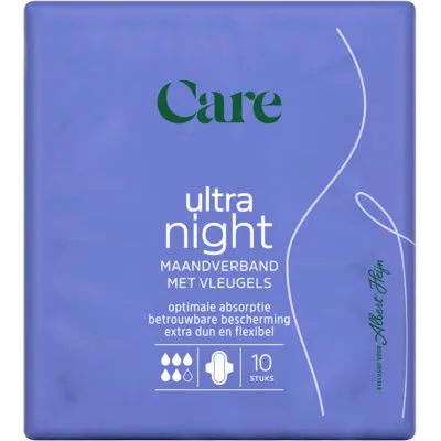 Care Maandverband ultra night met vleugels