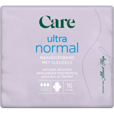 Care Ultra normal maandverband met vleugels