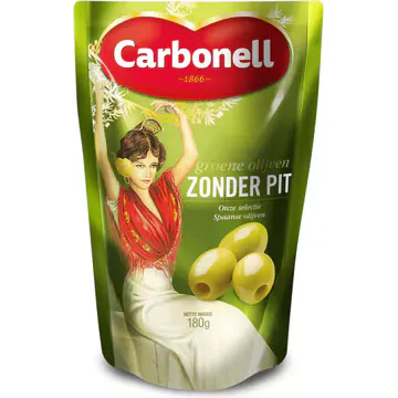 Carbonell Groene olijven zonder pit