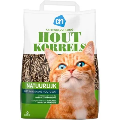 AH Kattenbakvulling houtkorrels