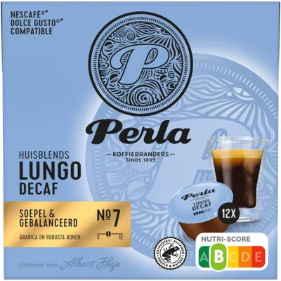 Perla Huisblends Dolce gusto compatible lungo decaf