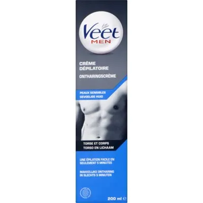 Veet Men ontharingscreme gevoelige huid