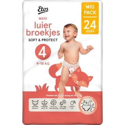 Etos Maxi luierbroekjes soft & protect 4