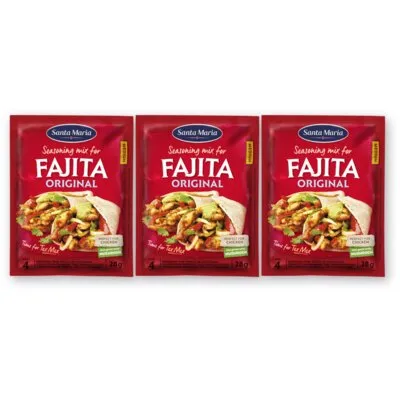 Santa Maria Kruidenmix fajita 3-pack