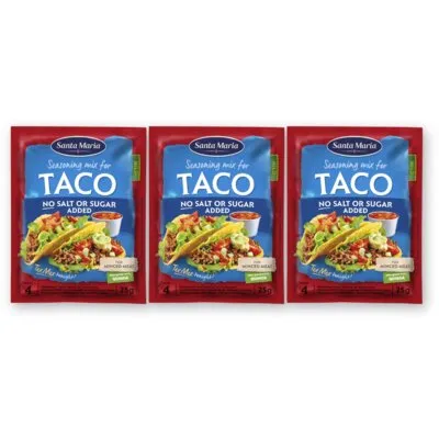 Santa Maria Kruidenmix taco no salt or sugar 3-pack