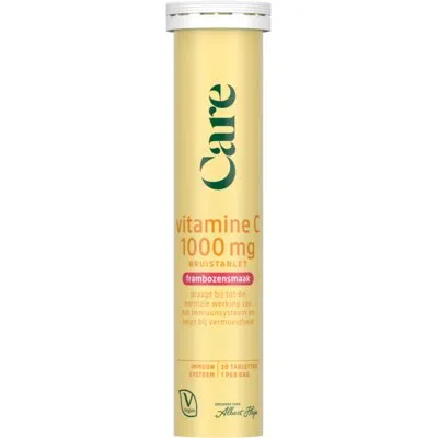 Care Vitamine C framboossmaak bruistablet