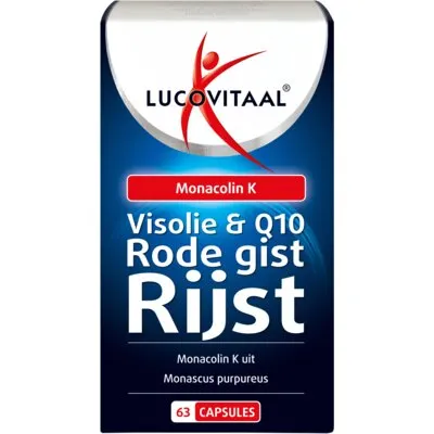 Lucovitaal Visolie & Q10 rode gist rijst capsules
