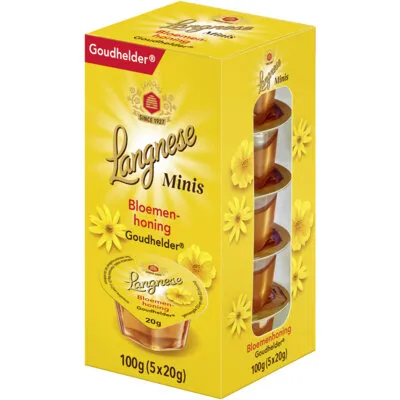 Langnese Goudhelder bijenhoning minis