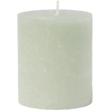 HEMA Rustieke Kaars Lichtgroen - 8 x 7 cm