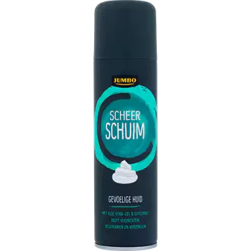 Jumbo Scheerschuim Gevoelige Huid voor Heren 250 ML