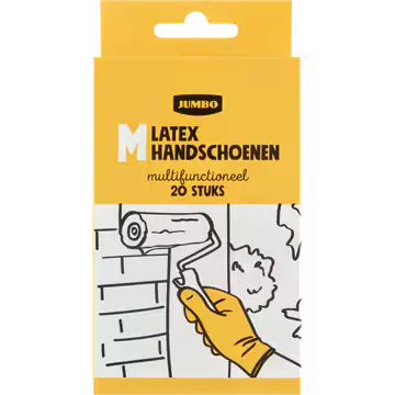 Jumbo Latex Handschoenen M Multifunctioneel 20 Stuks