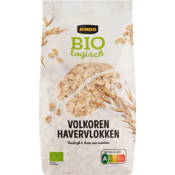 Jumbo Biologisch Volkoren Havervlokken 500 g