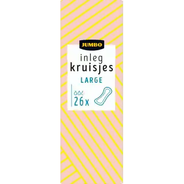 Jumbo Large Inlegkruisjes 26 Stuks