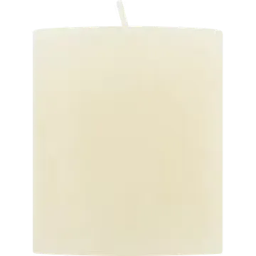 HEMA Rustieke Kaars Ivoor - 8 x 7 cm