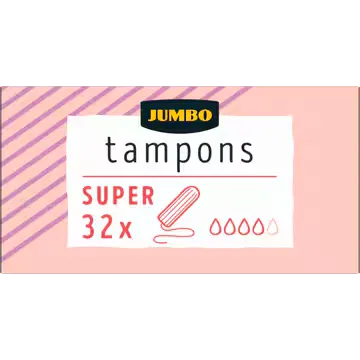 Jumbo Tampons Super 32 Stuks