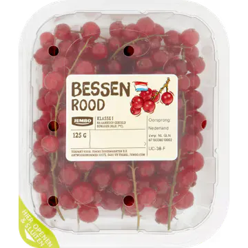 Jumbo Nederlandse Rode Bessen 125 g