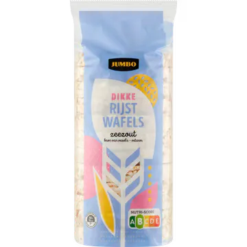 Jumbo Dikke Rijstwafels Zeezout 120 g