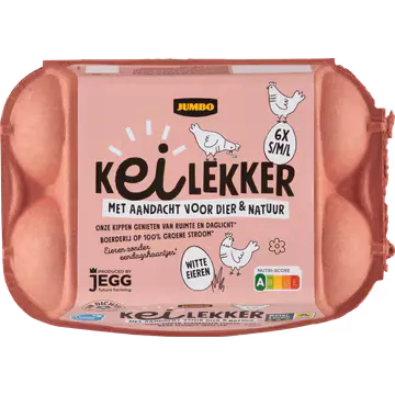 Jumbo Kei Lekker met Aandacht voor Dier & Natuur S/M/L 6 Stuks 258 g