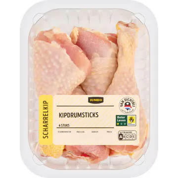 Jumbo Kip Drumsticks 4 Stuks