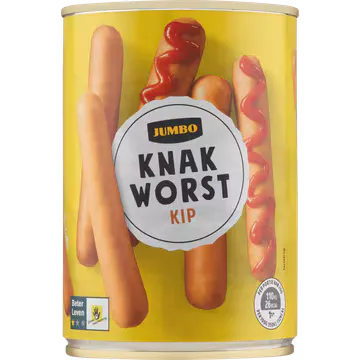 Jumbo Knakworst Kip 10 Stuks