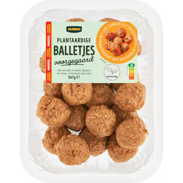 Jumbo Plantaardige Balletjes Voorgegaard Voordeelverpakking 367 g