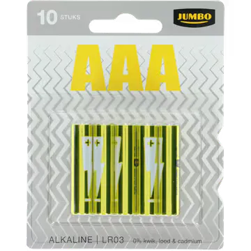 Jumbo AAA 10 Stuks
