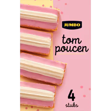 Jumbo Tompoucen 4 Stuks