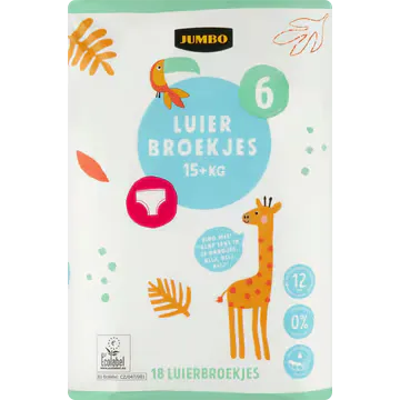 Jumbo Luierbroekjes Maat 6 15+ kg 18 Stuks