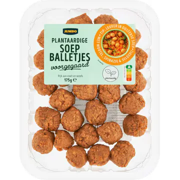 Jumbo Plantaardige Soepballetjes Voorgegaard 175 g