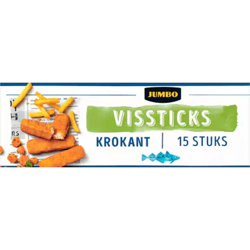 Jumbo Vissticks Krokant 15 Stuks