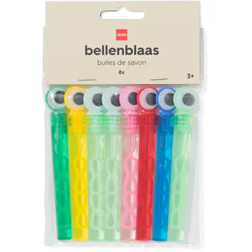 HEMA Uitdeel Bellenblaas Monster 8 Stuks