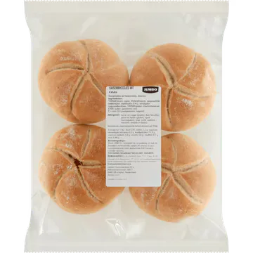 Jumbo - Diepvries Kaiserbroodjes Wit - 4 Stuks