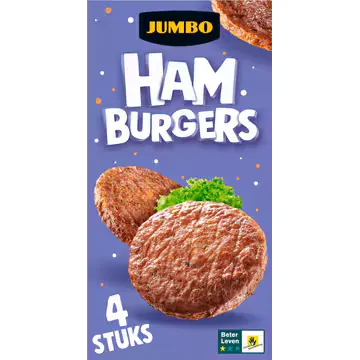 Jumbo Hamburgers 4 Stuks