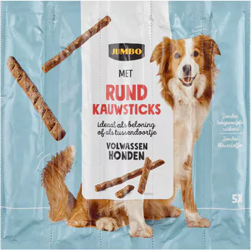 Jumbo Honden Kauwsticks Rund 5 Stuks