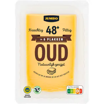 Jumbo Kaas Oud 48+ Plakken 190 g