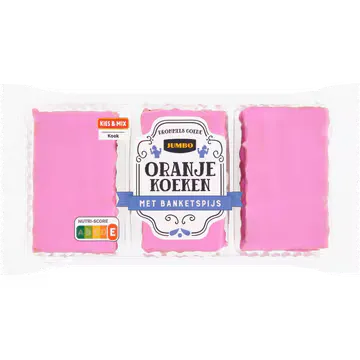 Jumbo Oranjekoeken met Banketspijs 250 g