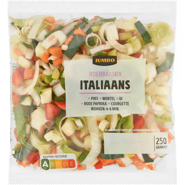 Jumbo Roerbakmix Italiaans 250 g