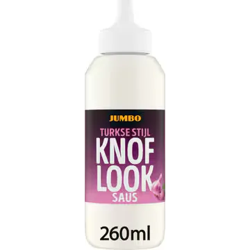 Jumbo Turkse Stijl Knoflook Saus 260 ml
