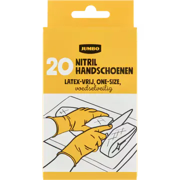 Jumbo Nitril Handschoenen 20 Stuks