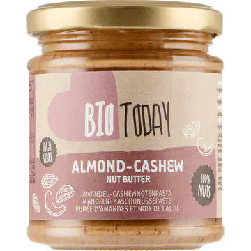 Bio Today BioToday Amandel-Cashewnotenpasta 170 g