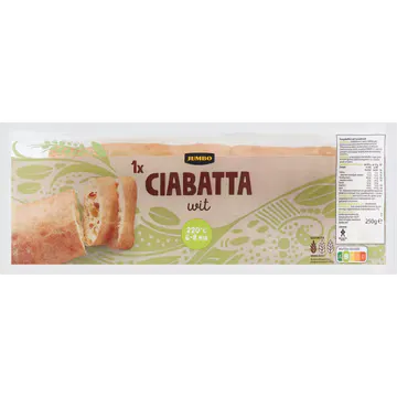Jumbo - Ciabatta Wit - 250 g