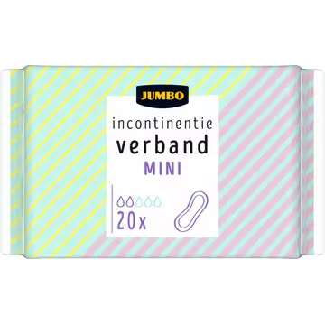 Jumbo Incontinentieverband Mini 20 Stuks