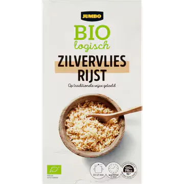 Jumbo Biologisch Zilvervliesrijst 400 g