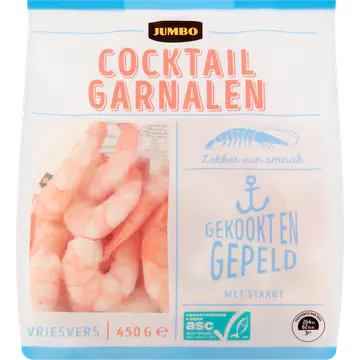 Jumbo Cocktail Garnalen 450 g