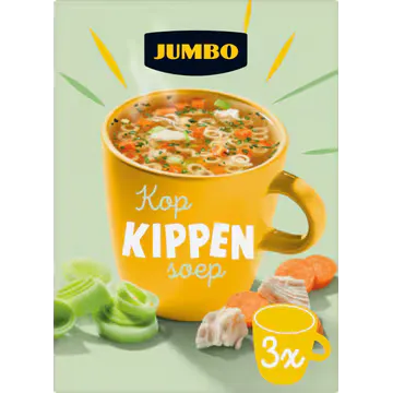Jumbo Kop Kippensoep 3 Stuks
